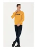 U.S. Polo Assn. Bisiklet Yaka Slim Fit Hardal Erkek Kazak OSVAL