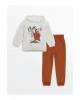 LCW Kids Kapüşonlu Erkek Çocuk Sweatshirt ve Eşofman Alt 2li