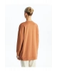 LCW Modest Bisiklet Yaka Baskılı Kadın Sweatshirt Tunik