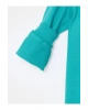 Lcw Kids Turkuaz Bisiklet Uzun Kollu Baskılı Erkek Bebek Sweatshirt Ve Eşofman Alt 2li Takım