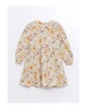Lcw Kids Ekru Bebe Yaka Kız Çocuk Elbise