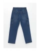 LC WAİKİKİ Kids İndigo Beli Lastikli Erkek Çocuk Kargo Jean Pantolon
