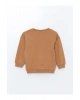 LCW Kids Bisiklet Yaka Uzun Kollu Baskılı Erkek Bebek Sweatshirt ve Eşofman Alt 2li Takım