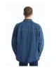 LCW Jeans Orta İndigo Rodeo Regular Fit Uzun Kollu Erkek Jean Gömlek