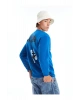 Lcw Bisiklet Yaka Uzun Kollu Baskılı Erkek Sweatshirt