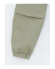 Beli Lastikli Kız Çocuk Kargo Jogger Pantolon