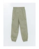 Beli Lastikli Kız Çocuk Kargo Jogger Pantolon
