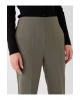 LCWAIKIKI Classic Haki Beli Lastikli Standart Fit Kadın Pantolon