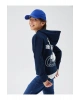 Nostaljik Maymun Baskılı Uzun Kollu Erkek Çocuk Hoodie