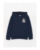 Nostaljik Maymun Baskılı Uzun Kollu Erkek Çocuk Hoodie