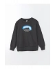 Bisiklet Yaka Erkek Cocuk Sweatshirt - W48363Z4