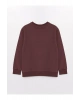 Lcwk Bisiklet Yaka Baskılı Uzun Kollu Erkek Çocuk Sweatshirt