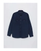 LCW Jeans İndigo Regular Fit Uzun Kollu Erkek Jean Gömlek