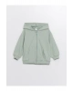 Lcw Kapüşonlu Uzun Kollu Kız Bebek Fermuarlı Sweatshirt