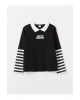 Polo Yaka Kiz Cocuk Tisort - W4EA36Z4