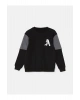 LCW Kids Siyah Bisiklet Yaka Erkek Çocuk Kalın Sweatshirt