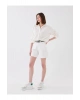 XSIDE Beyaz Düz Uzun Kollu Kadın Gömlek