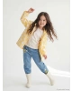 LCW baby Indigo Nakışlı Kız Çocuk Jean Pantolon