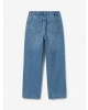 LCW baby Indigo Nakışlı Kız Çocuk Jean Pantolon