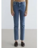 LCWAIKIKI Classic Indigo Yüksek Bel Slim Fit Kadın Jean Pantolon