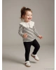 LCW baby Ekru Bebe Yaka Kız Bebek Bluz Ve Tayt