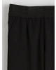 LCW Modest Siyah Beli Lastikli Krep Kadın Pantolon
