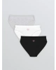 LCW Young Siyah Baskılı Bikini Külot 3lü
