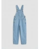 LCW Kids Indigo Kare Yaka Erkek Çocuk Jean Salopet