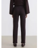 LCW Modest Kahverengi Yüksek Bel Slim Fit Kadın Pantolon