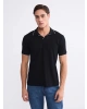 LCWAIKIKI Classic Siyah Polo Yaka Erkek Tişört