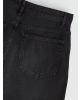 XSIDE Siyah Loose Fit Erkek Jean Şort