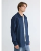 XSIDE Lacivert Regular Fit Poplin Erkek Gömlek