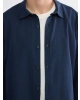 XSIDE Lacivert Regular Fit Poplin Erkek Gömlek