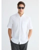 LCWAIKIKI Classic Beyaz Regular Fit Poplin Erkek Gömlek