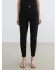 LCWAIKIKI Classic Siyah Beli Lastikli Slim Mom Kadın Jean Pantolon