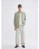 XSIDE Haki Regular Fit Poplin Erkek Gömlek