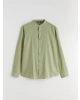 XSIDE Haki Regular Fit Poplin Erkek Gömlek