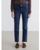 XSIDE Mavi Crop Flare Kadın Jean Pantolon