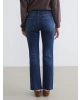 XSIDE Mavi Crop Flare Kadın Jean Pantolon