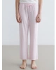 LCW DREAM Pembe Beli Lastikli Puantiyeli Kadın Pijama Alt