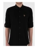 U.S. Polo Assn. U.S. Polo Assn. Comfort Fit Gömlek Yaka Siyah Erkek Gömlek ENZO