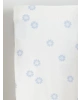 LCW baby Mavi Çiçek Nakışlı Kız Bebek Bluz Ve Tayt