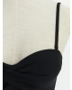 LCW DREAM Siyah Çıkarılabilir Askılı Dolgusuz Kadın Bikini Üstü