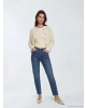 LCW Modest Indigo Mom Fit Kadın Jean Pantolon