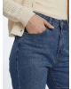 LCW Modest Indigo Mom Fit Kadın Jean Pantolon