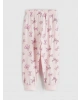 LCW Kids Mavi Kurdele Baskılı Kız Çocuk Pijama Takım