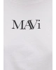 Mavi Logo Baskılı Beyaz Tişört