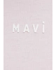 Mavi Baskılı Pembe Tişört