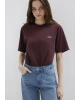 Mavi Jeans Baskılı Bordo Tişört