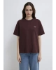Mavi Jeans Baskılı Bordo Tişört